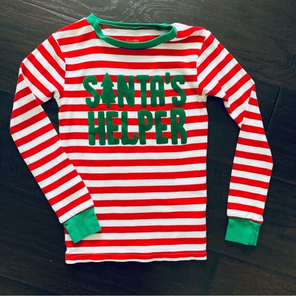 Carters Little Kid Santa's Helper Christmas PJs Snug Fit Pajamas 3-Piece Size 6y - Picture 6 of 11